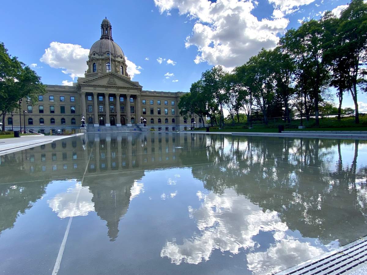 The Alberta legislature pictured in Edmonton Friday, June 28, 2024.